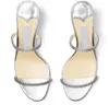 Summer Amara Sandals Shoes for Women Faux Pearl-Embellished Leather Strappy Nude Black White High Heels Lady Slipper Mules