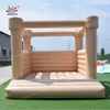 Commercial PVC uppbl￥sbar br￶llopstopp vit studshus f￶delsedagsfest jumper bouncy slott