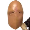 Rolig penisform Mask Headgear Prank Spoof Halloween Performance Adult Latex Toys 220725
