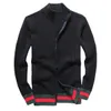 Haute qualité 2022 nouveau pull de luxe pull cardigan hommes décontracté broderie col en v chemise automne hiver coupe ajustée à manches longues hommes pulls tricotés pull homme