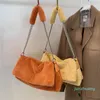 HBP-Bolsos de hombro de lujo de felpa para mujer, bolso de mano con cadena de moda, bolso cruzado grande con solapa para compras, bandolera femenina