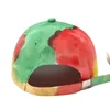 Ball Caps Spring Summer Outdoor Lover Colorful Graffiti Hat Matching Tie Dye Baseball Sunscreen Cap With Long StrapsBall