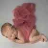 Nyfödd ihålig fotograferingsfoto Props Julfiltar Swaddling Baby Girl Posing Swaddle Decor Wrap Filt