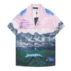 Chemises décontractées pour hommes Chemise à manches courtes Style de plage Couture colorée T-shirt d'affaires classique Bouton Revers Coupe ajustée Chemises de haute qualité Vacances d'été Grande taille # 09