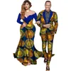 BintaRealWax Doux Amoureux Assortis Couples Vêtements Cadeau Saint Valentin Manches Longues Femmes Maxi Robes et Hommes Veste Costumes Plus La Taille WYQ40