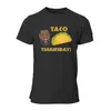 Homens camisetas Engraçado Taco Terça-feira Gang Camisa Jogos Gráfico Oversized Cosplay Tops Camisetas 7543