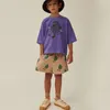 Enkelibb очень рекомендую Unisex Summer Tip Trube Cartyve Cartoon Pattern Детская одежда топ -топы мальчика. Повседневная 220607