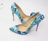 Echte Leder -Leoparden -Print -Frauen High Heels Party Kleiderschuhe Ladies Stilettos spitzer Zehenschuhe elegante Büropumpen Schuh Schuh