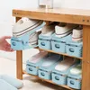 تخزين خزانة الملابس 6pcs قوس منظم الأحذية البسيط البسيط القوي ببناء أحذية غير قابلة للانزلاق