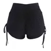 Damer sexig godis färg heta byxor stretch hög midja shorts kvinnors sport shorts yf040 y220417