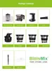 BioloMix 200W 40RPM Stainless Steel Masticating Slow Auger Juicer Fruit and Vegetable Extractor Compact Cold Press 220531