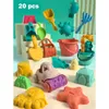 ألعاب Summer Beach for Kids Animal Model Seaside Beach Tool Digging Sand Tool مع لعبة Water Game Play Play Swimming Bath Toys 220621