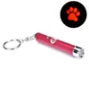 100pcs Portable Creative Funny Pet Cat Toys LED Laser light Pen With Bright Animation Mouse Shadow For Cats Training SN4431
