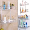 Tiers Badezimmer Regal Halter für Shampoos Duschgel Küche Zuhause Balkon hängende Lagerregal Kosmetik J220702