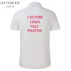 Camisa de golf personalizada con bordado del nombre de la empresa o polo de la empresa 220608