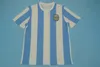 Vintage Argentina Retro Soccer Jersey 1978 1986 1994 1996 1997 Maradona Batistuta 10 Ortega Riquelme Kempes Crespo Simeone Diego Football Shirt Zestawy narodowe