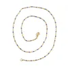 Correntes Colar de esmalte de aço inoxidável para mulheres de colar de ouro de ouro Longo Presentes de jóias de colar