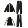 2022 Mens tracksuit twee stukken sets jassen lange mouwen en broek met letters borduurwerk mode -stijl lente herfst uit het kader sportset Ja