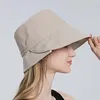 Berets Fashion Women Sun Hats Female Protection Basin Hat Lady Summer Travel Foldable Bucket Small Eaves Fisherman CapsBerets