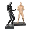 Nouveau mannequin sportif Strong Strong Black and Skin Men Muscle Mannequin pour l'affichage