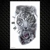 NXY Tillfällig tatuering Akvarell Lotus Fake S för kvinnor DIY Mandala Henna Rose Blomma Bröst Hand Lace Vattentäta Hängen Tatoo 0330
