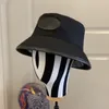 Sombrero de cubo de diseñador Gorra para mujer para hombre Casquette Sombreros de ala ancha Bordado de algodón de doble letra Gorras de pescador de moda informal 5 colores Caja de regalo opcional de alta calidad