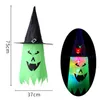 Saiten Halloween Dekoration Hängende Laterne LED Blinklicht Für Wohnkultur Geist Festival Dress Up Glowing Wizard Hut LampLED