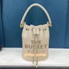 حقائب نسائية ذات دلو مصمم حقائب كروس بودي فاخرة حقيبة يد حمل حقيبة أزياء سلسلة دلاء pochette PU 22cm متعدد الألوان جودة عالية