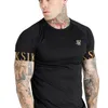 SIK Silk T Shirt Summer Short Sleeve Compression Tshirt Tshirt Tose TEE MĘŻCZYZN MĘŻCZYZN Casual Fashion Tshirts Men 2206237849362
