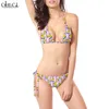 Sexy Cute Animal Bikinis Swimsuit 3D Print Little Yellow Duck Beach Women Straps Swimming Suit for Female Bikinis Set W220616