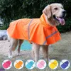 Large dog raincoat waterproof clothes for big coat costume Golden Retriever Labrador hooded Pet Clothes Y200917