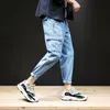 Мужские брюки Оптовая модная джинсовая ткань 2022 года повседневные джинсы