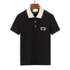 Hommes Designer Vêtements Polos Marque Poney Broderie Hommes Tissu Lettre Polos V Cou Casual T-shirts Taille M-3XL