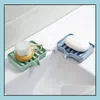 Sabão pratos Acessórios para banheiros Banho Jardim de drenagem de drenagem de drenagem PRATO DA TUBLE DE COZINHA SPONGE STORA DHT69