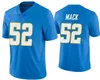 Justin Herbert Khalil Mack voetbalshirt Keenan Allen Joey Bosa Derwin James Jerseys