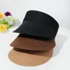 Chapeaux à bord large 2022 Femmes d'été Vide Top Suncap Foldable Portable Roll-up Bage Hat Sun Fashion Casual Prew Cap Visors Eger22