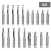 22pcs screw extractor screwdrivers set High speed steel reverse tooth and wire removal tool broken screws extractor