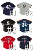 Qqq8 Air01 Maillot de baseball vintage en maille Ken Griffey Jr Dale Murphy Reggie Jackson Don Mattingly Kirk Gibson Jeff Bagwell Alan Trammell