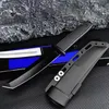 Coltello dritto tattico di sopravvivenza H7192 di alta qualità 440C Rivestimento in titanio nero Lama Tanto Manico in ABS Coltelli a lama fissa con Kydex