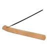 Geurlampen Natuurlijke houten wierookstickhouder Ash Catcher Burner Holder Home Decoratie 0620