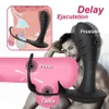Flxur manlig prostata massage vibrator anal rumpa plugg dubbel ring trådlös fjärr vbrators fördröjning utlösning sexiga leksaker för män gay