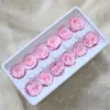 Decorative Flowers & Wreaths 12Pcs B Grade 3-4Cm Preserved Immortal Roses Wedding Party Mother'S Day Gift Diy Flower Material BoxDecorat