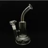 Tornado Glass Bong Water Pipes Hookahs Shisha Rökning Glass Pipe Recycler Dab Rigs Tobacco med 18mm Joint