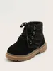 Toddler Boys Lace Up Front Boots SHE