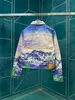 2022 Ранняя весна Италия Париж Джинсовые куртки Новые Качественные куртки для мужчин и женщин на открытом воздухе на улице L0324.