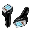 Chargeur de voiture universel 4 ports Charge rapide Charge rapide Chargeur de téléphone de voiture QC3.0 pour iPhone Xiao Mi Samsung S10 Chargeurs de téléphone portable de voiture avec emballage de vente au détail