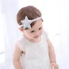 Acessórios para o cabelo crianças nascidas Baby Girls Band Shinny Star Elastic Bands envolve as faixas da cabeça Turbante Headwrapheir