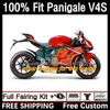 OEM-mässor för Ducati Panigale V 4 V4 S R V4S V4R 18-21 Body Kit 1DH.72 Street Fighter V4-S V4-R V-4S 2018 2019 2020 2021 V-4R 18 19 20 21 Injektion Mögel Kroppsverk Gloss Cyan