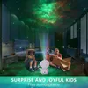 Luzes noturnas astronauta estrela estrela lâmpador de projetor colorido galáxia led lumin kids bedroom sala de projeção decoração presente noite