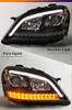 LED LED Light do Benz W164 Daytime Runglight 2005-2008 ML350 ML500 Dynamiczny sygnał skrętu podwójna wiązka soczewki samochodowe Lampa Akcesoria samochodowe